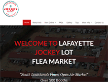 Tablet Screenshot of lafayettejockeylot.com